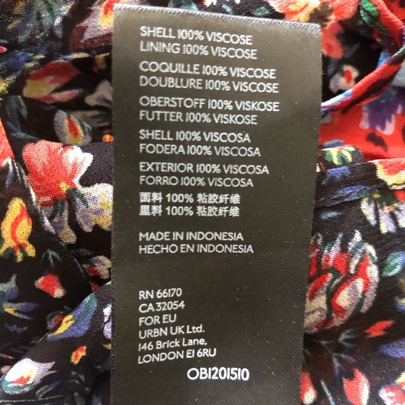 ANTHROPOLOGIE Helen Boho Floral Sheer Tunic Dress Size Medium - Picture 12 of 13